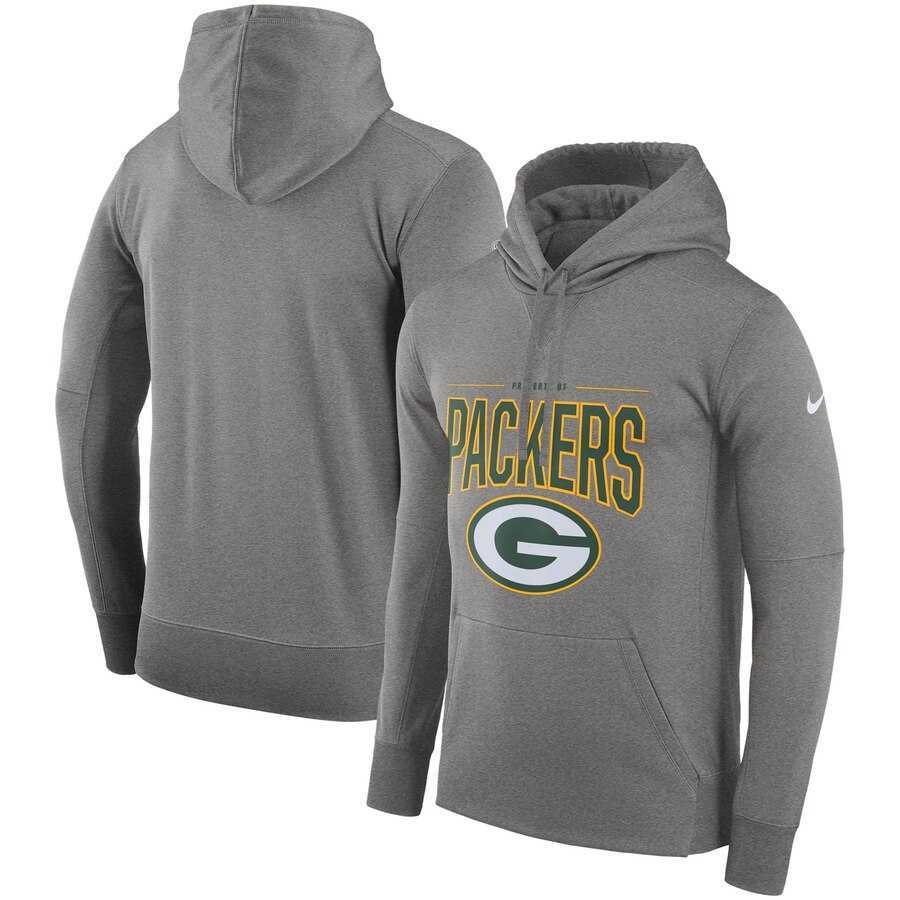 Green Bay Packers Nike Sideline Property of Performance Pullover Hoodie Gray,We sell and wholesale Green Bay Packers Nike Sideline Property of Performance Pullover Hoodie Gray on line form chian!
